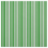 明るいグレーと緑の色の線 ファブリック (見本)