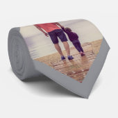 明るいグレーカスタムの写真 ネクタイ (ロール)
