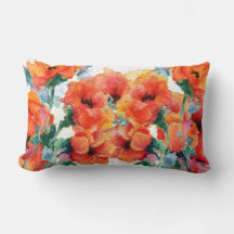 明るいケシ赤3長い茎の芸術