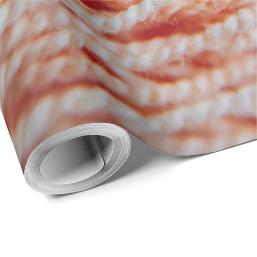 明るいコーラルピンクの糸の写真 ラッピングペーパー (ロールコーナー)