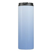 明るいコーンフラワーブルーのグラデーションのシグネチエレガントャ タンブラー (裏面)