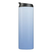 明るいコーンフラワーブルーのグラデーションのシグネチエレガントャ タンブラー (回転右)