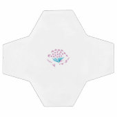 明るいコーンフラワーブルー、スカイガーリーメゲンタ、 サッカーボール (フラット)