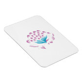 明るいコーンフラワーブルー、スカイガーリーメゲンタ、 マグネット (右側)