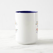 明るいゴールドのひまわりの花 マグカップ (中央)
