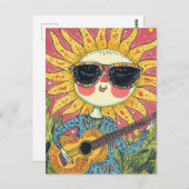 明るいサンシャイ遊ズギター ポストカード (正面/裏面)