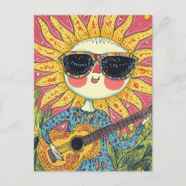 明るいサンシャイ遊ズギター ポストカード