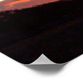 明るいサンセットオダット ポスター (角)