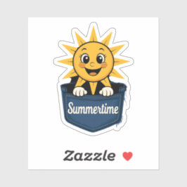 明るいサンポケットアートシール シール