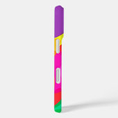 明るいサーカスカラーモノグラムパターン Case-Mate iPhoneケース (裏面 / 右)