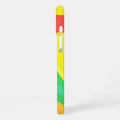 明るいサーカスカラーモノグラムパターン iPhoneケース (左側面)