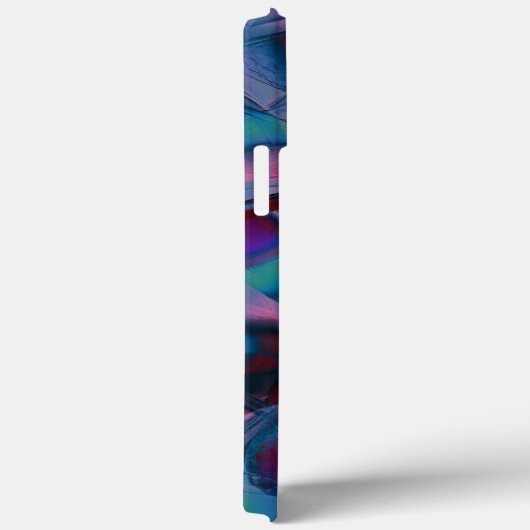 明るいシアンからピンク色の色合いで磨かれた汚れたカーブ Case-Mate iPhoneケース (裏面 / 右)