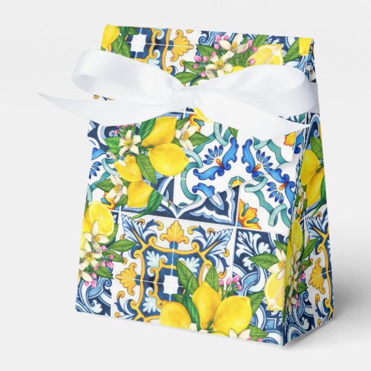 明るいシシ地中海のリアンタイルシトラスレモン フェイバーボックス (正面サイド)