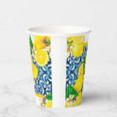 明るいシシ地中海のリアンタイルシトラスレモン 紙コップ (右)