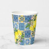 明るいシシ地中海のリアンタイルシトラスレモン 紙コップ (右)