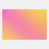 明るいシックカラフルグラデーシグラデーションョン ラッピングペーパーシート (正面2)