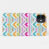 明るいジオメトリパステルレインボーパターン Case-Mate iPhoneケース (裏面(横))