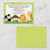 明るいジャングルサファリエンクロージャブックリクエストカード エンクロージャーカード (正面/裏面)