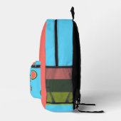 明るいスイカのリュックサック プリントバックパック (右)