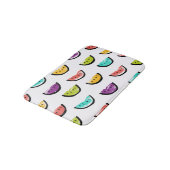 明るいスイカ：カラフルシームレスなパターン。 バスマット (アングル)