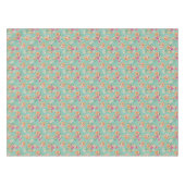 明るいスケッチの花柄パターン テーブルクロス (正面(横))