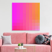 明るいスタイリッシュデザイン キャンバスプリント (インサイチュ (リビング))