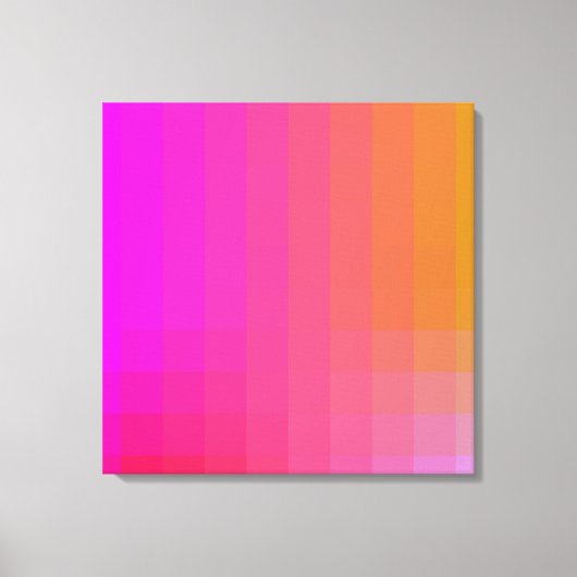 明るいスタイリッシュデザイン キャンバスプリント (正面)