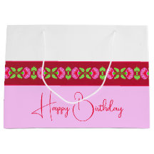 明るいスタイリッシュピンクとフローラ