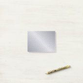 明るいスチールダイヤモンドプレート背景 ポストイット (デスク上)