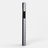 明るいスチールダイヤモンドプレート背景 Case-Mate iPhoneケース (裏面/右)