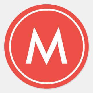 明るいステッカーが貼り付けられた1年 ラウンドシール