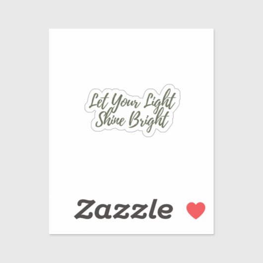 明るいステッカーに光を当てる シール (シート)