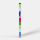 明るいストライプタフケースメイトiPhoneケース iPhoneケース (右側面)