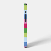 明るいストライプタフケースメイトiPhoneケース iPhoneケース (左側面)