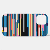 明るいストライプ抽象芸術パターン Case-Mate iPhoneケース (裏面 (横))