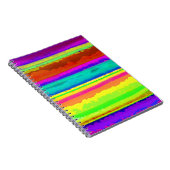 明るいストライプ ノートブック (右側)