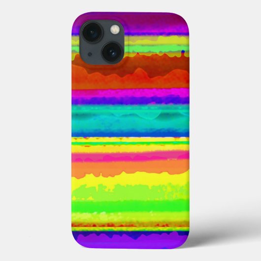 明るいストライプ Case-Mate iPhoneケース (裏面)