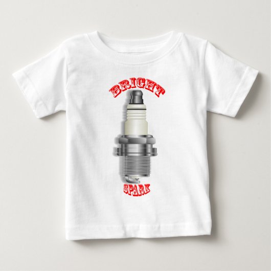 明るいスパーク ベビーTシャツ (正面)