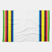 明るいセラピストライプーのキッチンタオル キッチンタオル (横)