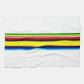 明るいセラピストライプーのキッチンタオル キッチンタオル (横)