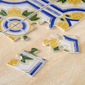 明るいタイル模様（ポルトガル） ジグソーパズル (側面)