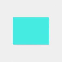 明るいターコイズ無地の色 ポストイット