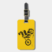 明るいダートバイクATVデザインラゲッジタグ ラゲッジタグ (正面縦)