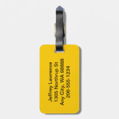 明るいダートバイクATVデザインラゲッジタグ ラゲッジタグ (裏面縦)