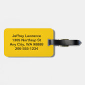 明るいダートバイクATVデザインラゲッジタグ ラゲッジタグ (裏面横)