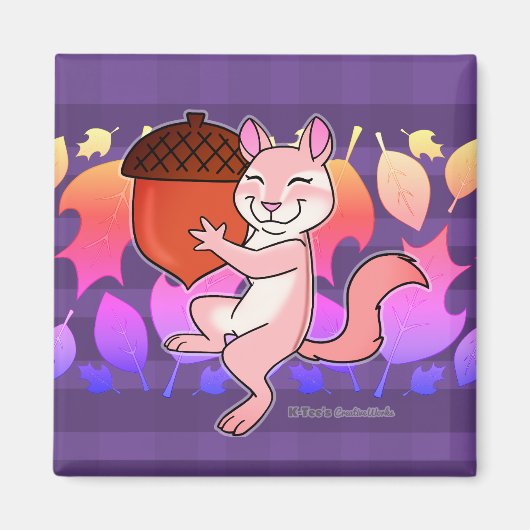 明るいチムンク –  マグネット (正面)