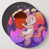 明るいチムンク –  缶バッジ (正面&裏面)