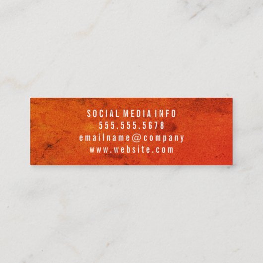 明るいテクスはっきりしたチャ スキニー名刺 (裏面)