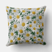 明るいデイジーカスタム写真- クッション (裏面)