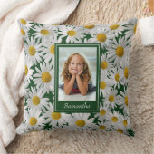 明るいデイジーカスタム写真- クッション (ブランケット)